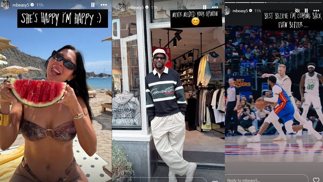 Beasley shares cryptic message on his Instagram story. (Credits: @mbeasy5/Instagram)